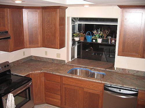 Kitchen during 2005 remodel