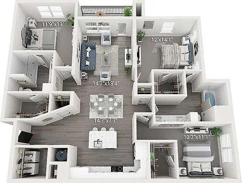 Floor plan Coastal - Garden