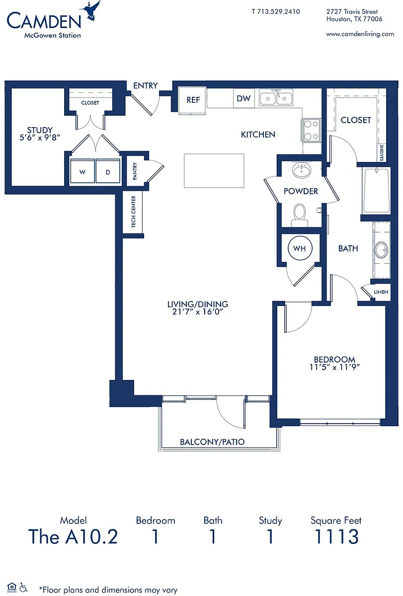 Floor plan A102