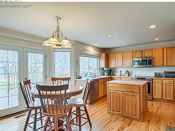 Large open kitchen with dining nook