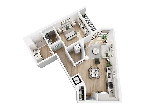 Floor plan A1b