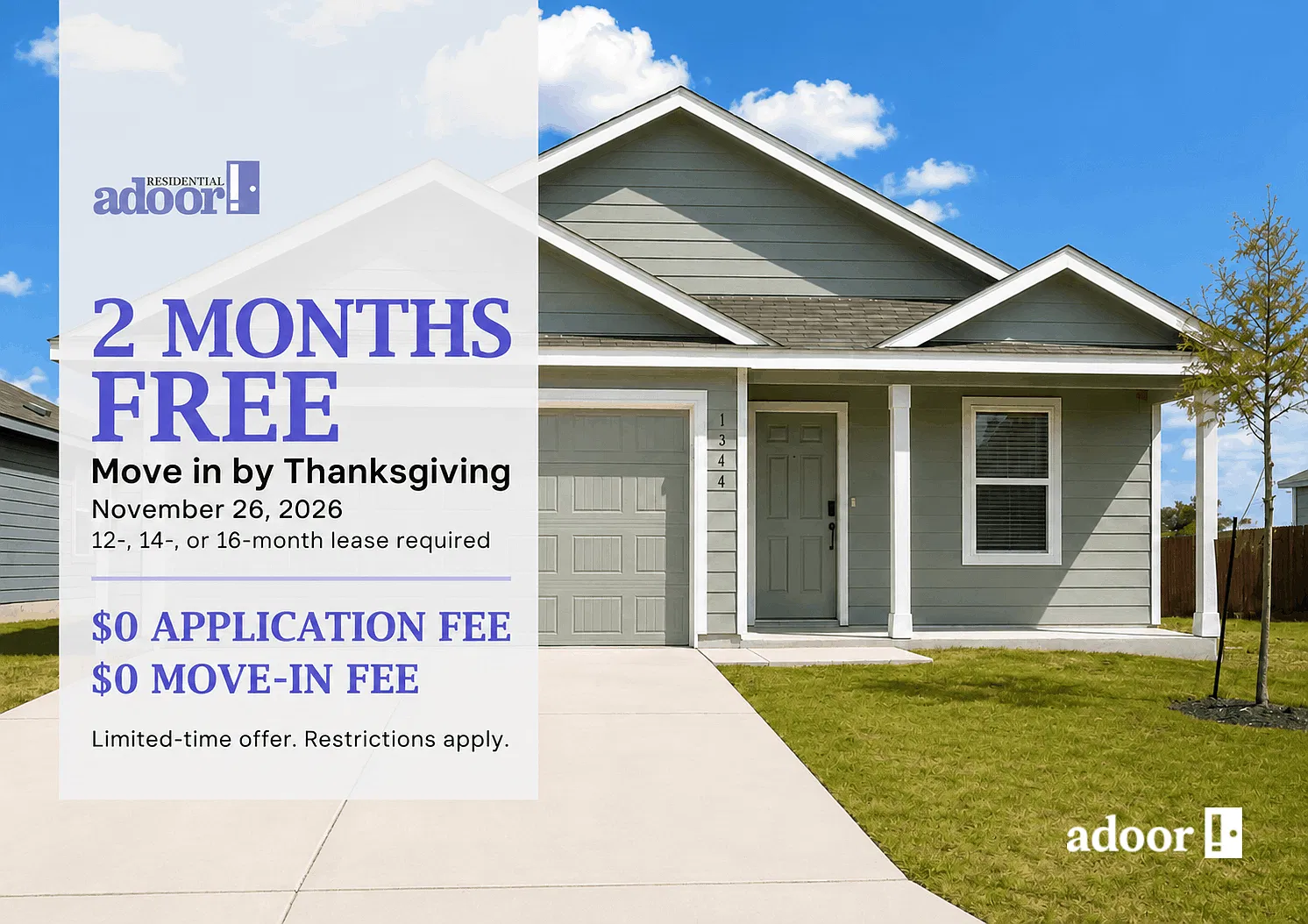 4 bed, 2.0 bath, 1667 sqft, $1,925 — Photo 1