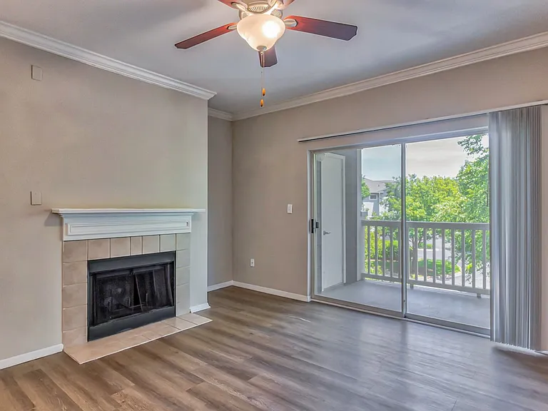 Spacious living rooms with floor to ceiling windows