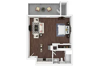 Floor plan Mini Suite - S2