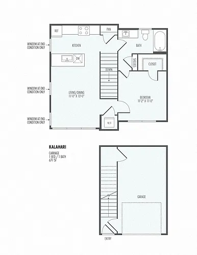 Floor plan Kalahari