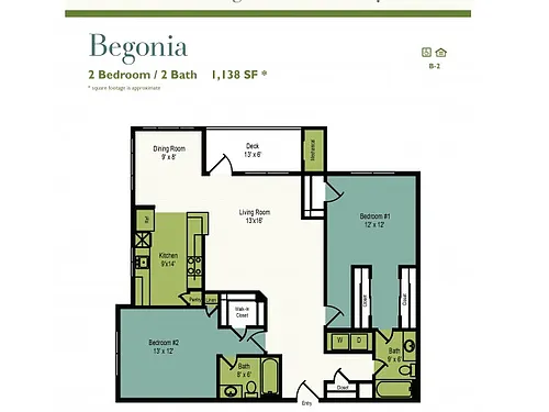 Floor plan Begonia