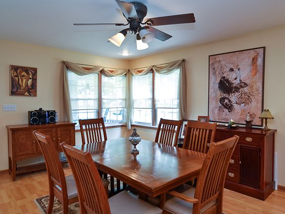Open concept dining room