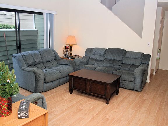 Living room with patio