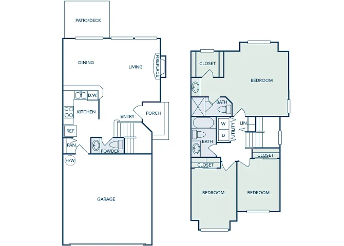 Floor plan C1 (Townhouse)