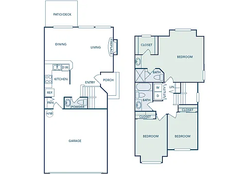 Floor plan C1 (Townhouse)