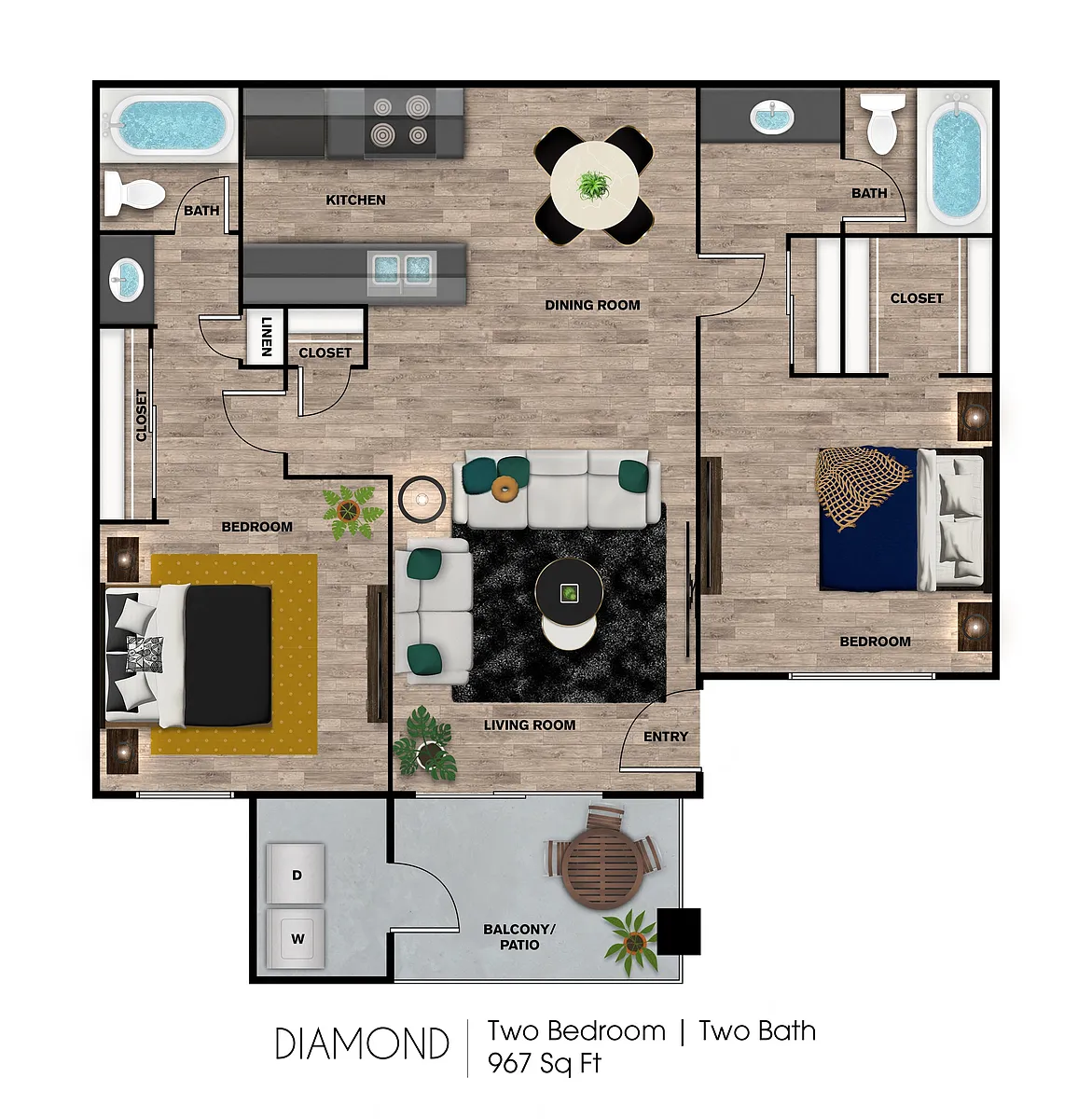 Floor plan Diamond