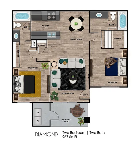 Floor plan Diamond