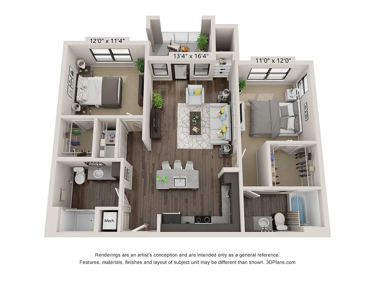 Floor plan B1