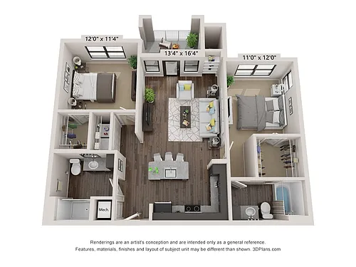 Floor plan B1