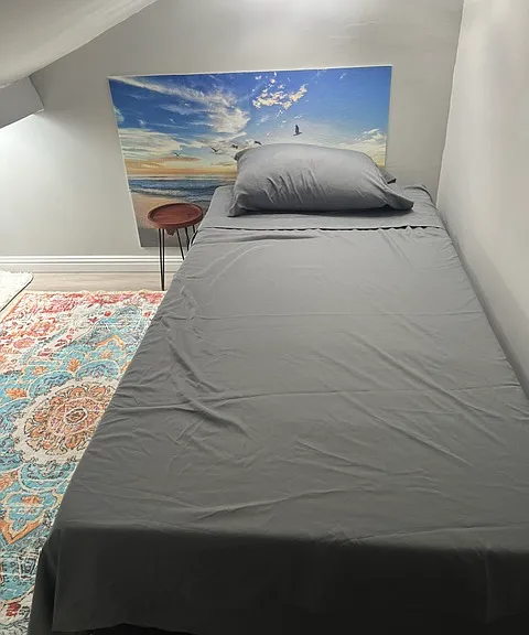 Loft twin size bed.
