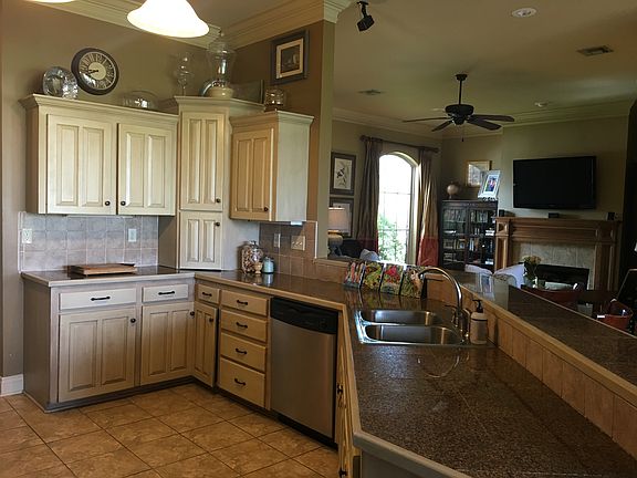 Kitchen view into Living