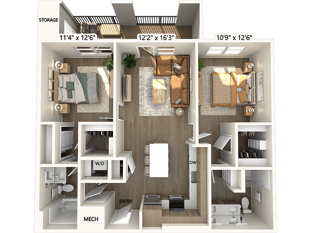 Floor plan B1a-Finish2-1014