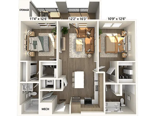Floor plan B1a-Finish2-1014