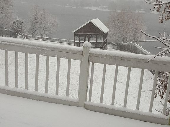 Winter view of river