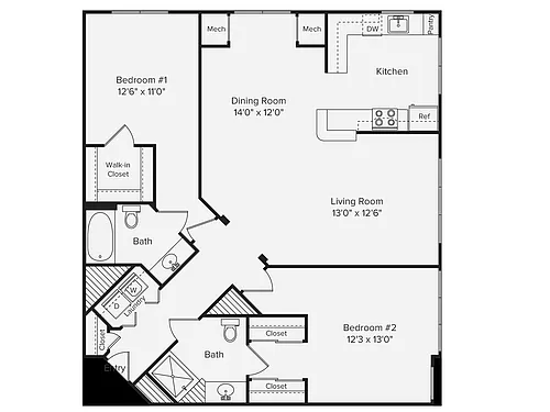Floor plan B14