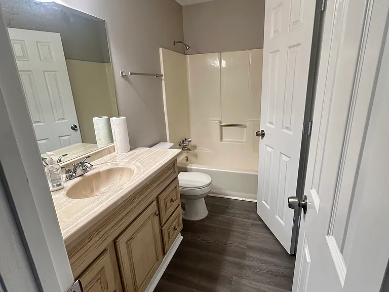 Shared bathroom.