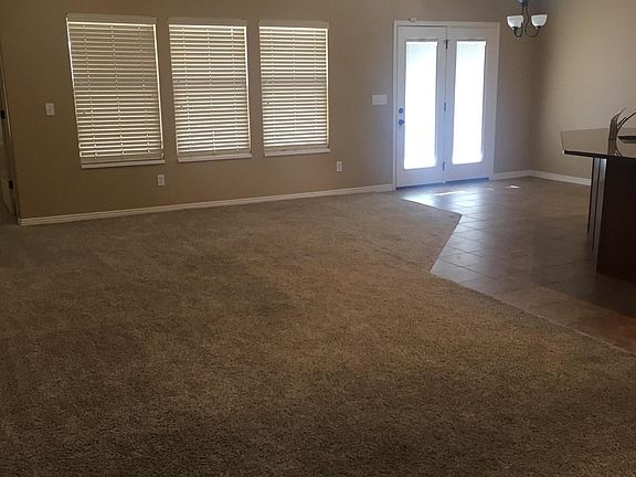 Family room and kitchen area