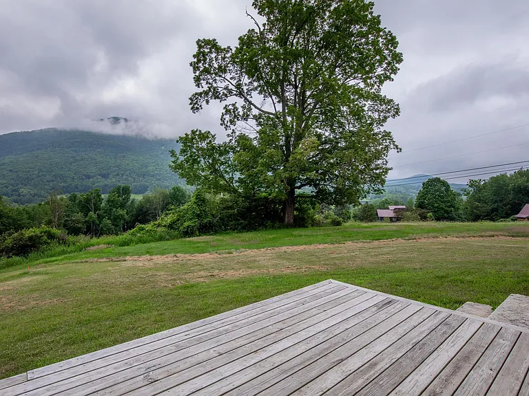 View from deck