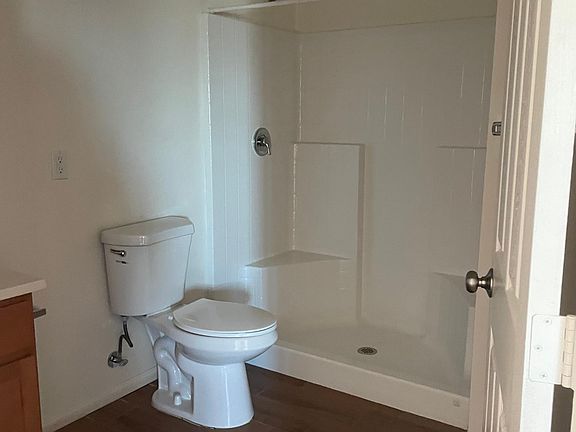 Full bathroom in common area.