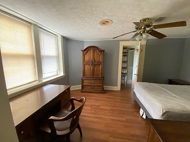 Bigger bedroom from the living room archway.