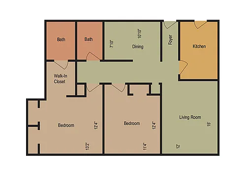 Floor plan CLAIBORNE