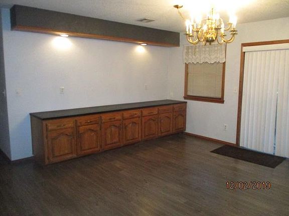 Dining with lighted buffet table