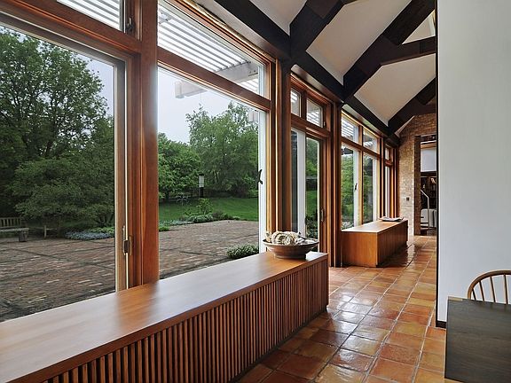 Elements of passive solar incorporated into design