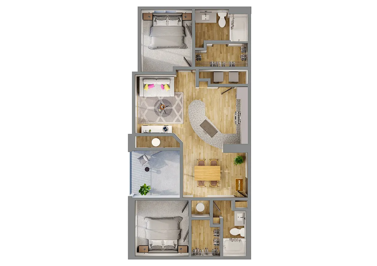 Floor plan B1