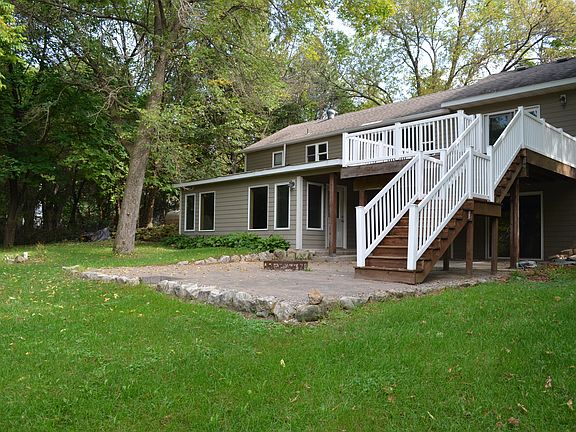 Backyard view of deck/patio