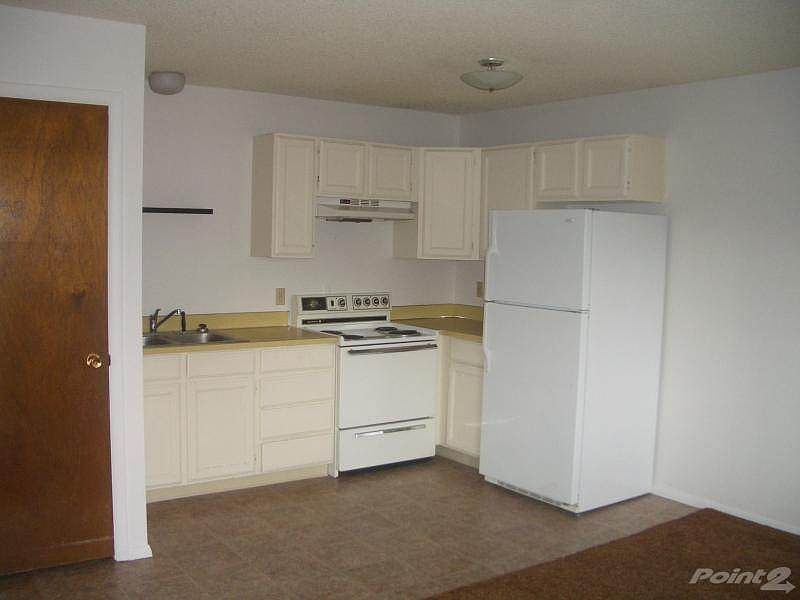 View of kitchen from door