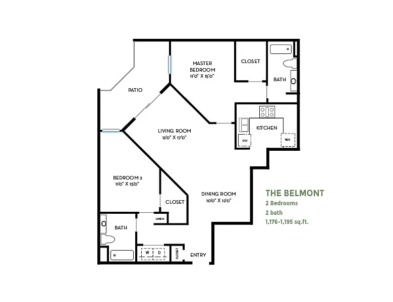 Floor plan Belmont