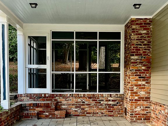Carport and screened porch