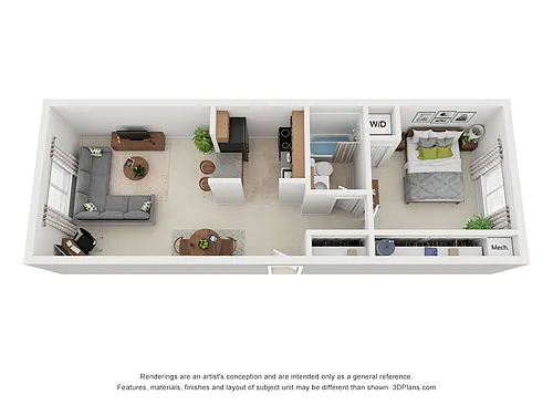 Floor plan Serenity