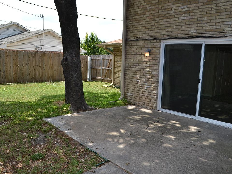 Patio and back yard