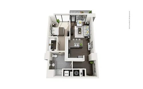 Floor plan Highrise A14