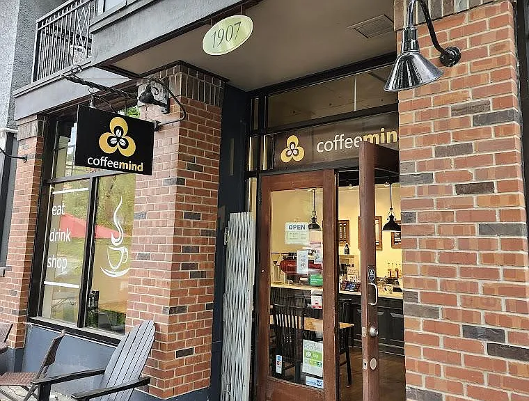 CoffeeMind cafe - located 3 blocks away