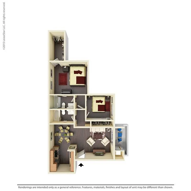 Floor plan 2x2C2