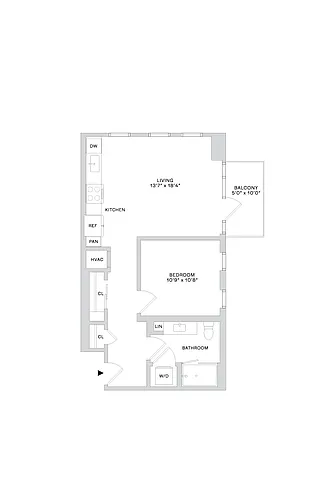 Floor plan B12 1X1