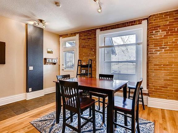Exposed Brick dining/living room