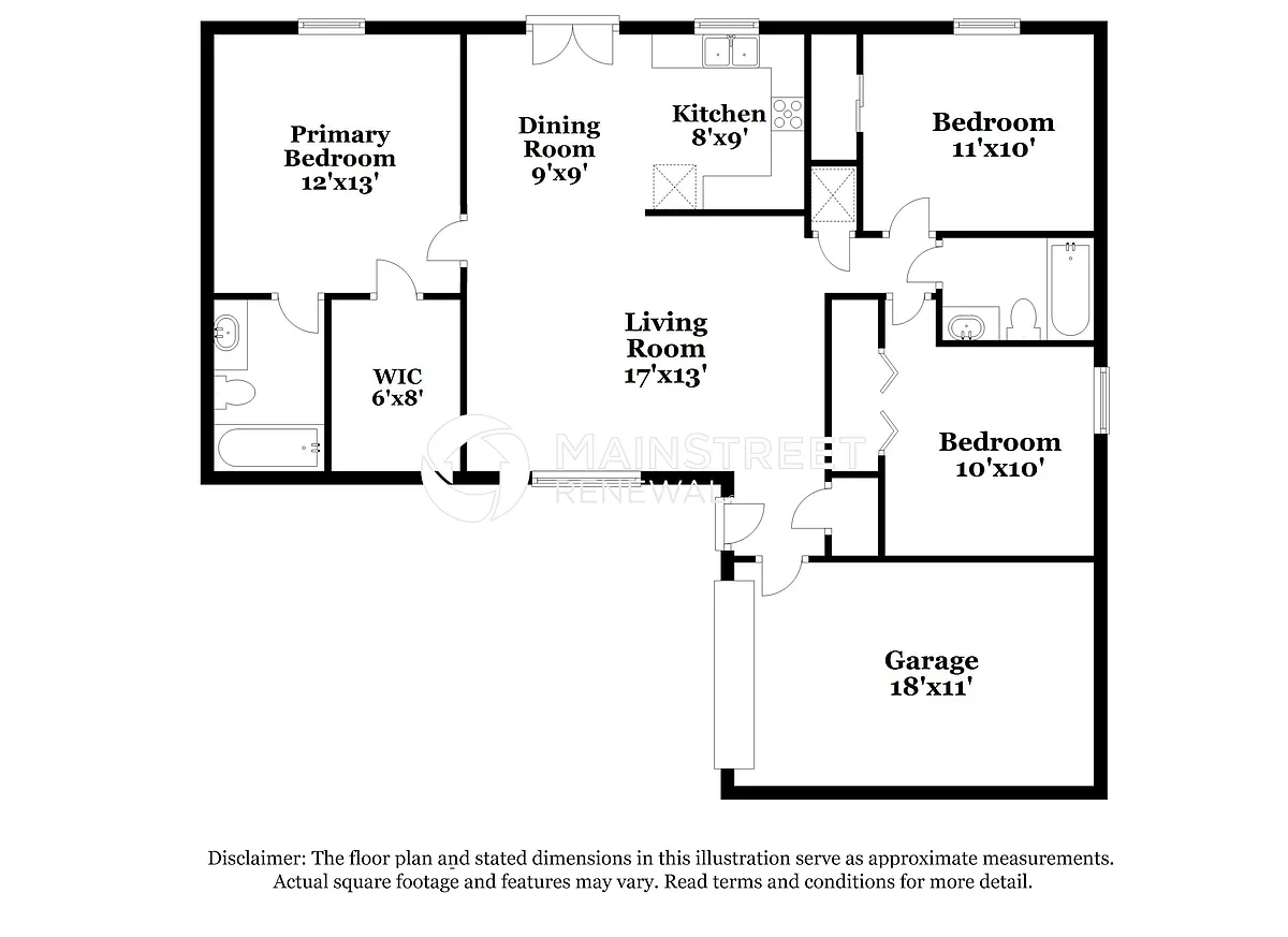 Floor Plan - 6213 Doe Cir E