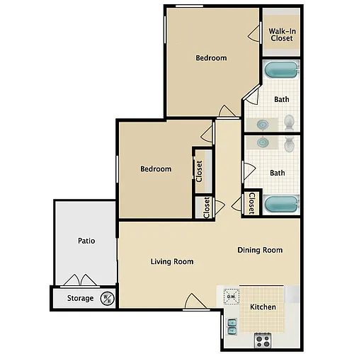 Floor plan B