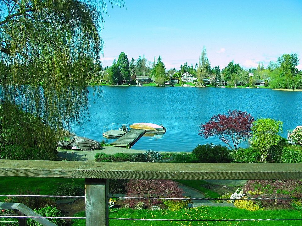 view from deck of lake