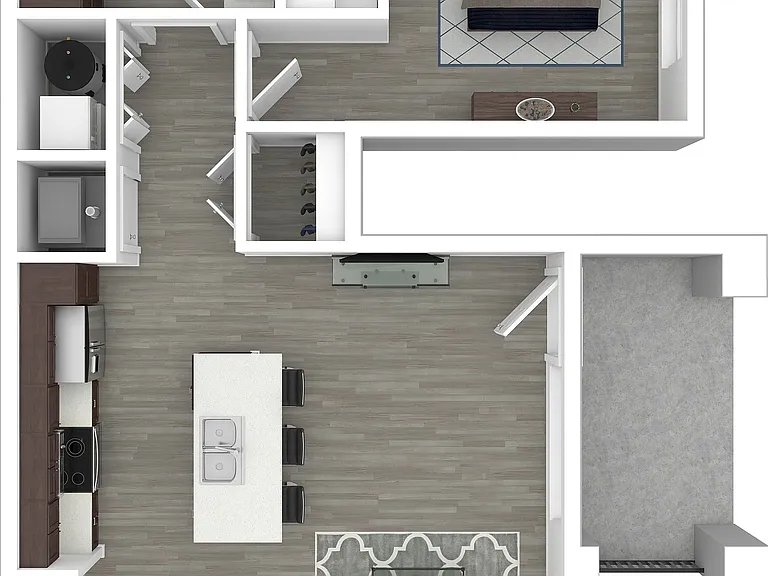 A1 3D Floor plan A1 3D Floor plan