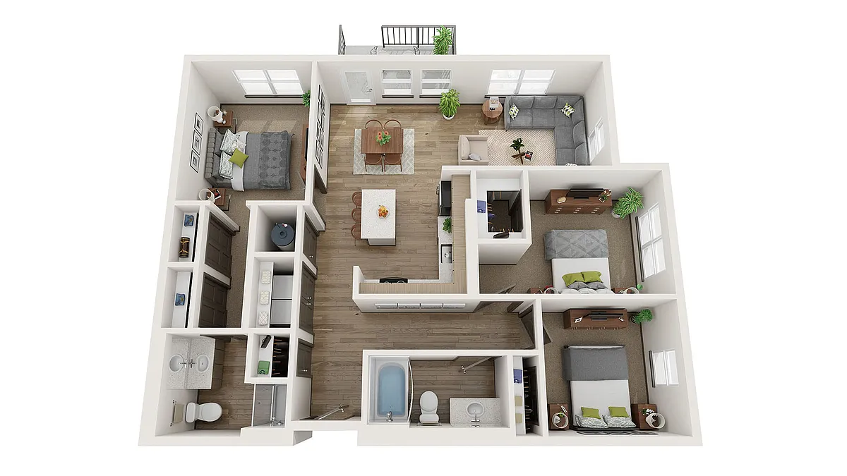 Floor plan C1