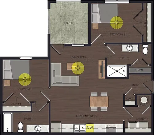 Floor plan B1